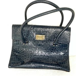 Kate Spade Crocodile Embossed Handbag